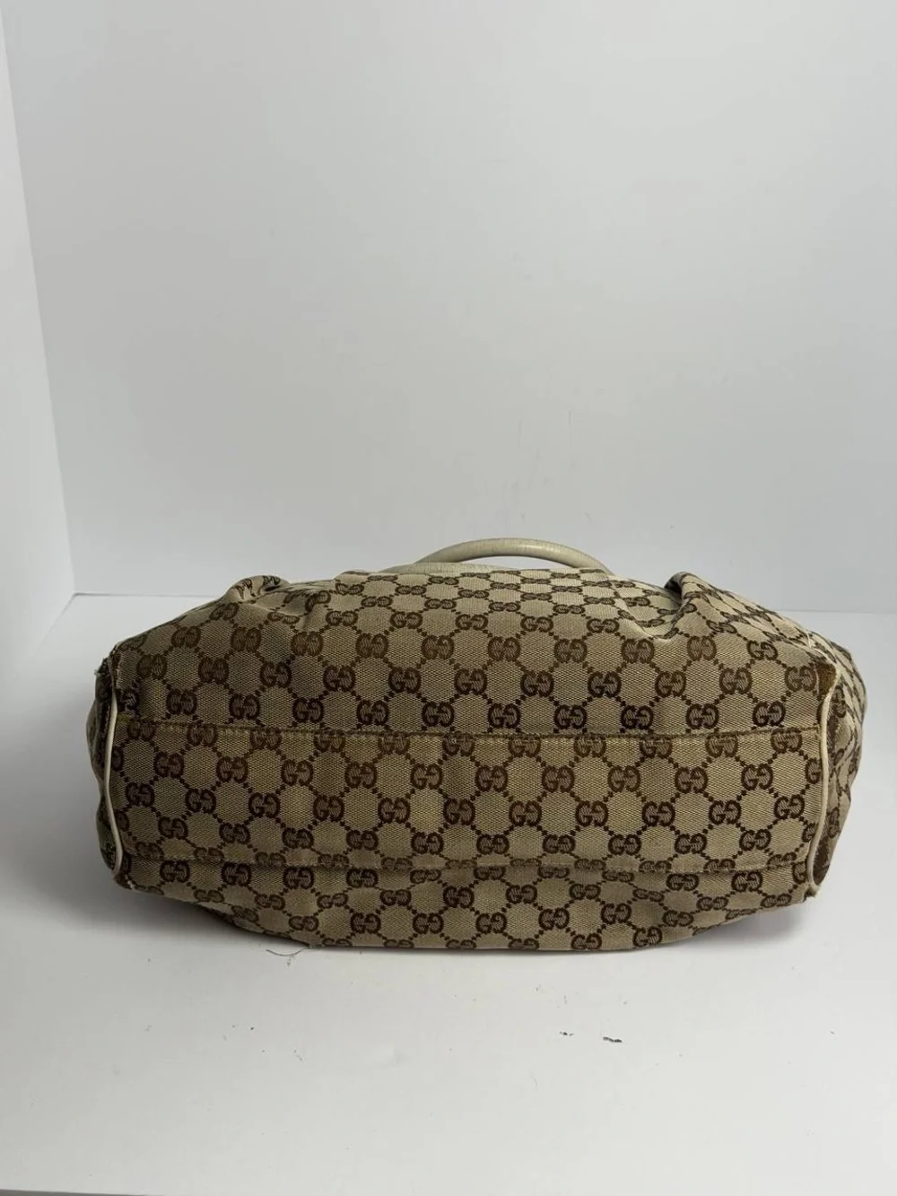 Gucci GG Sukey Monogram Canvas/Leather Tote Bag - Picture 10 of 16